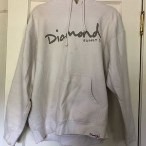 Diamond Supply Co. White Hoodie